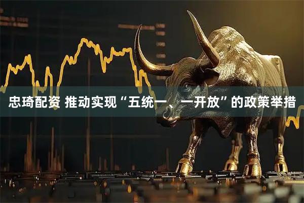 忠琦配资 推动实现“五统一、一开放”的政策举措