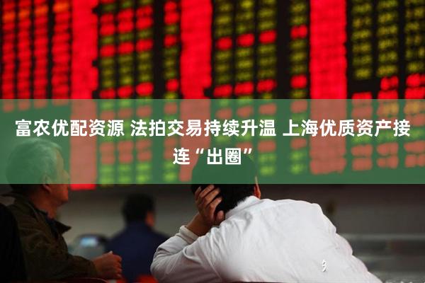 富农优配资源 法拍交易持续升温 上海优质资产接连“出圈”