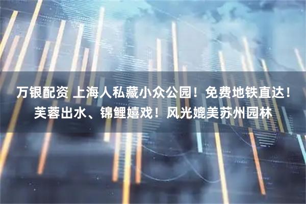 万银配资 上海人私藏小众公园！免费地铁直达！芙蓉出水、锦鲤嬉戏！风光媲美苏州园林
